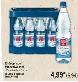 METRO Rhönsprudel Mineralwasser Angebot