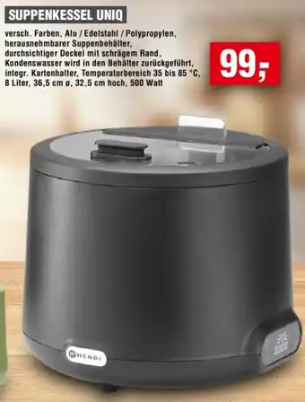 Handelshof Hendi suppenkessel uniq Angebot