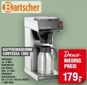 Handelshof Bartscher kaffeemaschine contessa 1002 Angebot