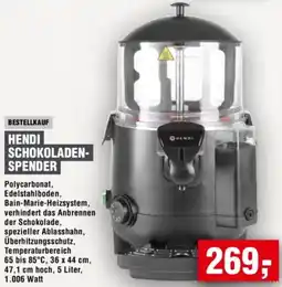 Handelshof Hendi schokoladenspender Angebot