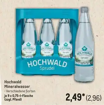 METRO Sprudel Mineralwasser Angebot