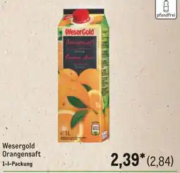 METRO Wesergold Orangensaft Angebot