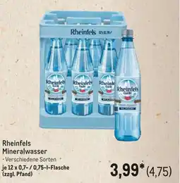 METRO Rheinfels Mineralwasser Angebot