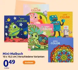 Action Mini-Malbuch Angebot