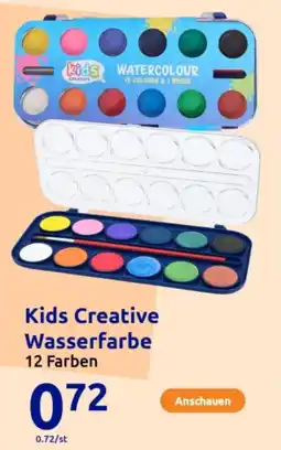 Action Kids Creative Wasserfarbe 12 Farben Angebot