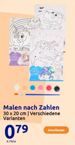 Action Malen nach Zahlen Angebot