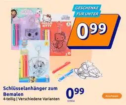 Action Schlüsselanhänger zum Bemalen Angebot