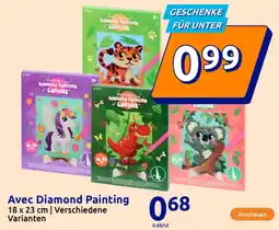 Action Avec Diamond Painting Angebot