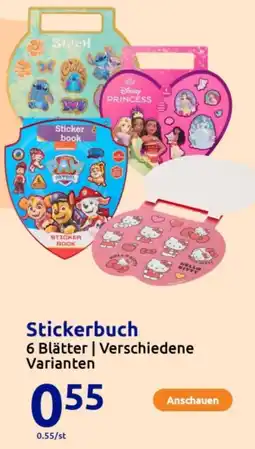 Action Stickerbuch Angebot
