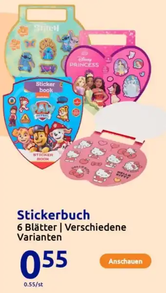 Action Stickerbuch Angebot