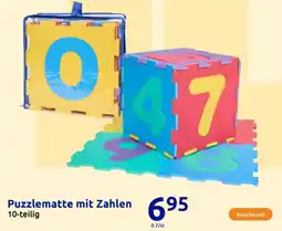 Action Puzzlematte mit Zahlen Angebot