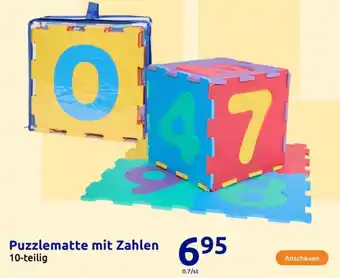 Action Puzzlematte mit Zahlen Angebot