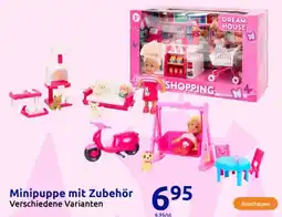 Action Minipuppe mit Zubehör Angebot