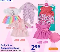Action Dolly Star Puppenkleidung Angebot