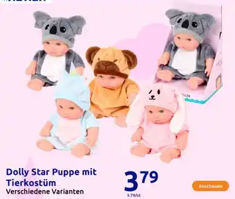 Action Dolly Star Puppe mit Tierkostüm Angebot