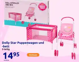 Action Dolly Star Puppenwagen und -bett Angebot