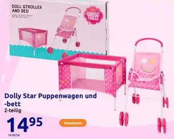 Action Dolly Star Puppenwagen und -bett Angebot