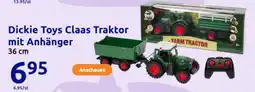 Action Dickie Toys Claas Traktor mit Anhänger Angebot
