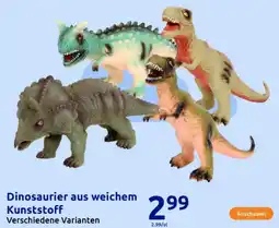 Action Dinosaurier aus weichem Kunststoff Angebot