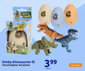 Action Simba Dinosaurier-Ei Angebot