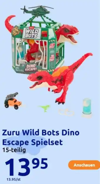 Action Zuru Wild Bots Dino Escape Spielset 15-teilig Angebot