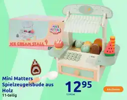Action Mini Matters Spielzeugeisbude aus Holz Angebot