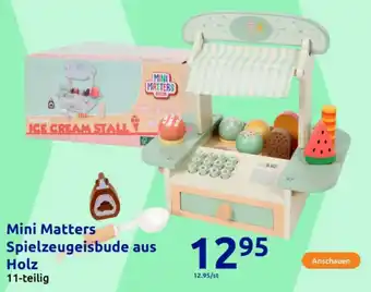Action Mini Matters Spielzeugeisbude aus Holz Angebot