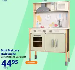 Action Mini Matters Holzküche Angebot