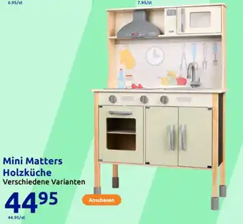 Action Mini Matters Holzküche Angebot