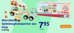 Action Mini Matters Spielzeugtransporter aus Holz Angebot