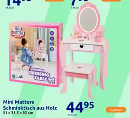 Action Mini Matters Schminktisch aus Holz Angebot