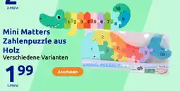 Action Mini Matters Zahlenpuzzle aus Holz Angebot