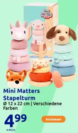 Action Mini Matters Stapelturm Angebot