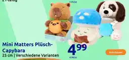 Action Mini Matters Plüsch- Capybara Angebot