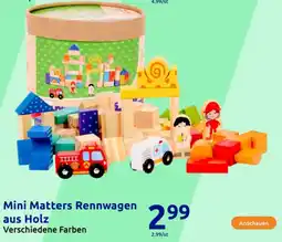 Action Mini Matters Rennwagen aus Holz Angebot
