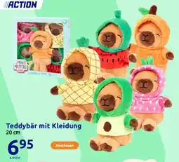 Action Teddybär mit Kleidung Angebot