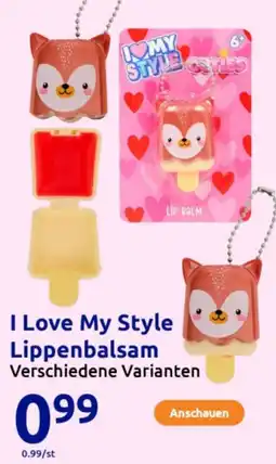 Action I Love My Style Lippenbalsam Angebot