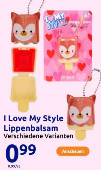 Action I Love My Style Lippenbalsam Angebot
