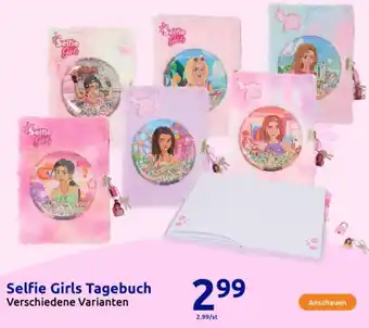 Action Selfie Girls Tagebuch Angebot