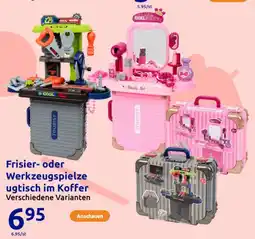 Action Frisier- oder Werkzeugspielze ugtisch im Koffer Angebot