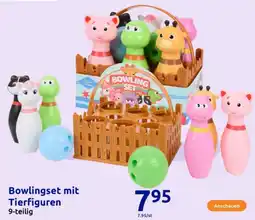 Action Bowlingset mit Tierfiguren Angebot