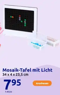 Action Mosaik-Tafel mit Licht Angebot
