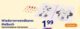 Action Wiederverwendbares Malbuch Angebot