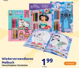 Action Wiederverwendbares Malbuch Angebot
