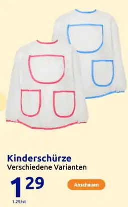 Action Kinderschürze Angebot