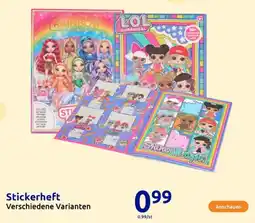 Action Stickerheft Angebot