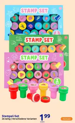 Action Stempel-Set Angebot