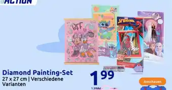 Action Diamond Painting-Set Angebot