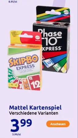 Action Mattel Kartenspiel Angebot