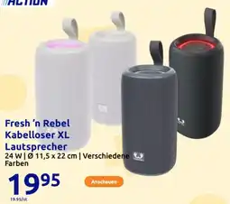 Action Fresh 'n Rebel Kabelloser XL Lautsprecher Angebot